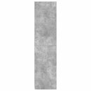 klædeskab 50x50x200 cm konstrueret træ betongrå