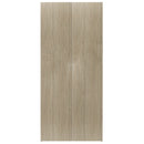 skoskab 80x35,5x180 cm konstrueret træ sonoma-eg