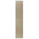 skoskab 80x35,5x180 cm konstrueret træ sonoma-eg
