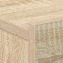 svævende natbord 40 x 30 x 15 cm konstrueret træ sonoma-eg