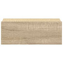 svævende natborde 2 stk. 40 x 30 x 15 cm konstrueret træ sonoma