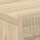 svævende natborde 2 stk. 40 x 30 x 15 cm konstrueret træ sonoma