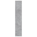 skoskab 54x34x183 cm konstrueret træ betongrå