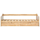 sengstel udtræksseng 90 x 200 cm fyrretræ
