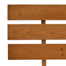 sengeramme uden madras massivt fyrretræ 90x200 cm honningbrun