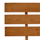 sengestel 100x200 cm massivt fyrretræ gyldenbrun