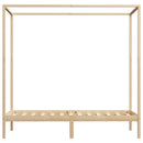 sengestel til himmelseng 100 x 200 cm massivt fyrretræ