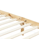 sengestel til himmelseng 100 x 200 cm massivt fyrretræ