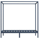 sengestel til himmelseng 90 x 200 cm massivt fyrretræ grå