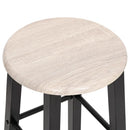 barstole 2 stk. MDF sort
