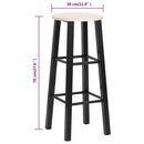 barstole 2 stk. MDF sort