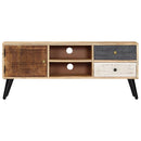 tv-skab 115 x 30 x 47 cm massivt mangotræ
