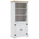skab Corona-serien 80x40x170 cm mexicansk fyrretræ hvid