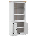 skab Corona-serien 80x40x170 cm mexicansk fyrretræ hvid