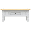 sofabord 100 x 55 x 44 cm fyrretræ Corona-serien hvid