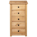 skænk Panama-serien 46x40x89 cm massivt fyrretræ