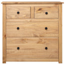 skænk Panama-serien 80x40x83 cm massivt fyrretræ
