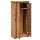 klædeskab Panama-serien 80x50x171,5 cm massivt fyrretræ