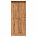 klædeskab Panama-serien 80x50x171,5 cm massivt fyrretræ