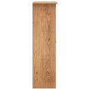 klædeskab Panama-serien 80x50x171,5 cm massivt fyrretræ