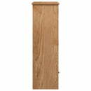bogreol 80 x 35 x 100 cm massivt fyrretræ Panama