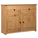 skænk Panama-serien 93x40x80 cm massivt fyrretræ