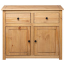skænk Panama-serien 93x40x80 cm massivt fyrretræ