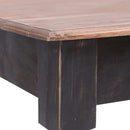 skrivebord med 3 skuffer 117x57x75 cm massivt mahognitræ