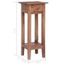plantebord 30x30x75 cm massivt mahognitræ
