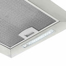 hængende ø-emhætte med touchsensor LCD 37 cm rustfrit stål