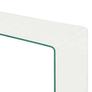 sofabordssæt i 2 dele 90 x 30 x 20/110 x 30 x 40 cm hærdet glas