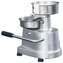 hamburgerpresser med 500 mellemlægningspapirer 13 cm aluminium