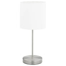 bordlamper 2 stk. touch-knap E14 hvid