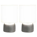 bordlamper 2 stk. touch-knap E14 hvid