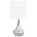bordlamper 2 stk. touch-knap E14 hvid