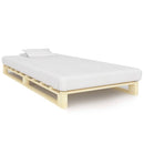 Pallesengestel massivt fyrretræ 100 x 200 cm