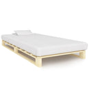 Pallesengestel massivt fyrretræ 100 x 200 cm