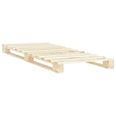 Pallesengestel massivt fyrretræ 100 x 200 cm
