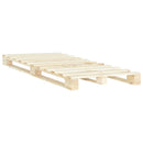 palleseng massivt fyrretræ 120 x 200 cm