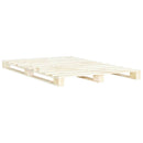 Pallesengestel 140x200 cm massivt fyrretræ