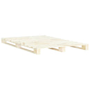 palleseng massivt fyrretræ 180 x 200 cm