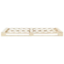 Pallesengestel 200x200 cm massivt fyrretræ