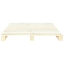 Pallesengestel 200x200 cm massivt fyrretræ