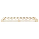 Pallesengestel 200x200 cm massivt fyrretræ