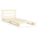 palleseng massivt fyrretræ 90 x 200 cm