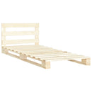 palleseng massivt fyrretræ 100 x 200 cm