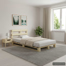 palleseng massivt fyrretræ 120 x 200 cm