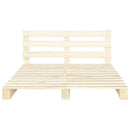 palleseng massivt fyrretræ 160 x 200 cm