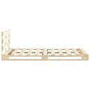 palleseng massivt fyrretræ 160 x 200 cm