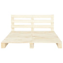 palleseng massivt fyrretræ 180 x 200 cm